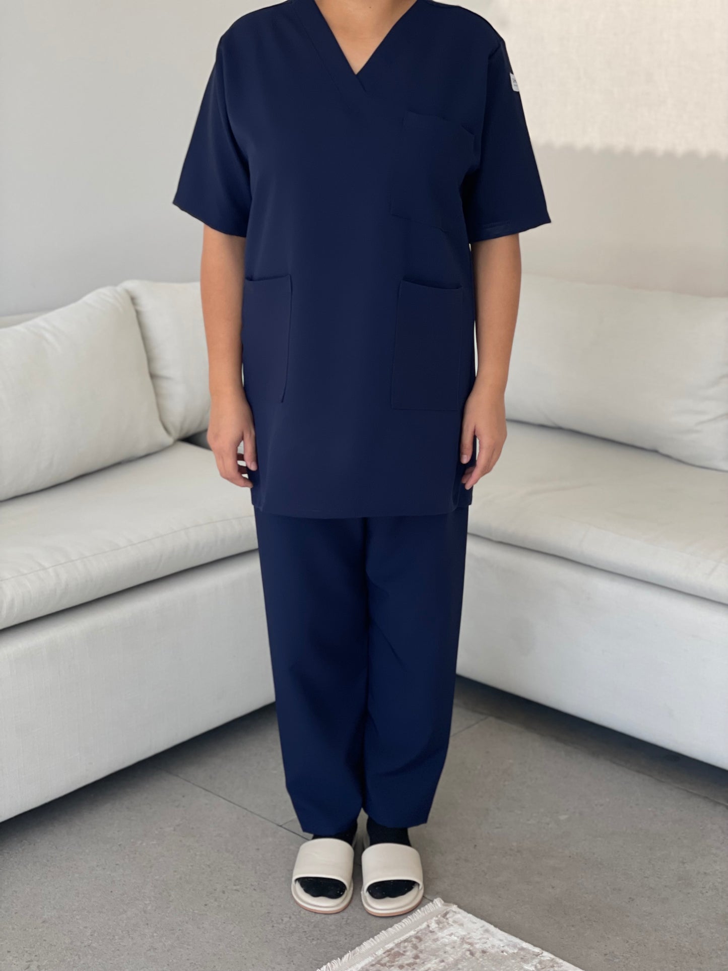 Navy - crepe