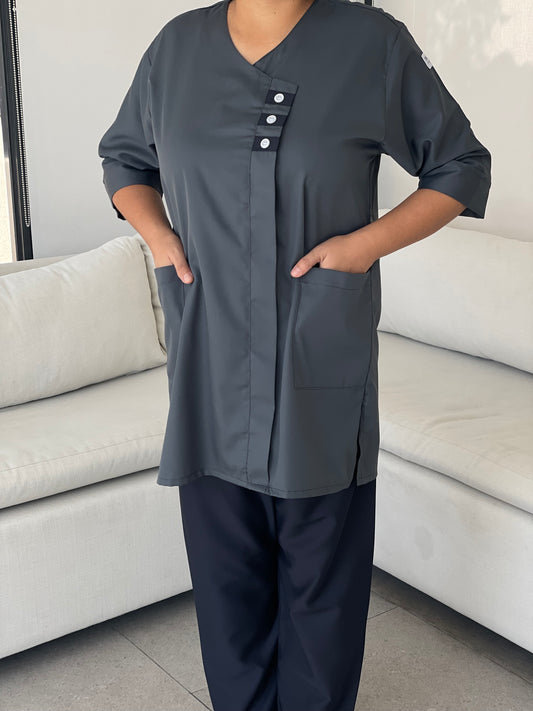 Navy - double button