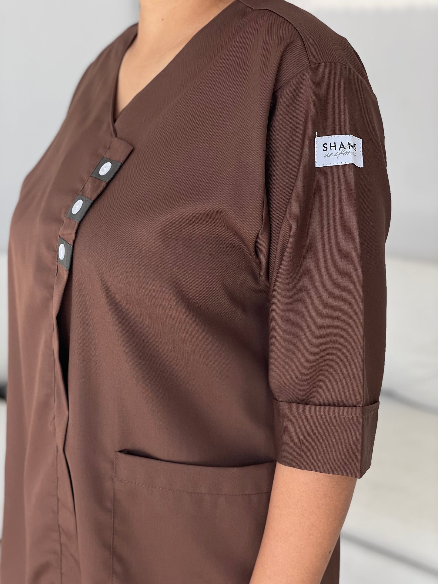 Chocolate - triple button
