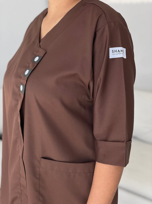 Chocolate - triple button