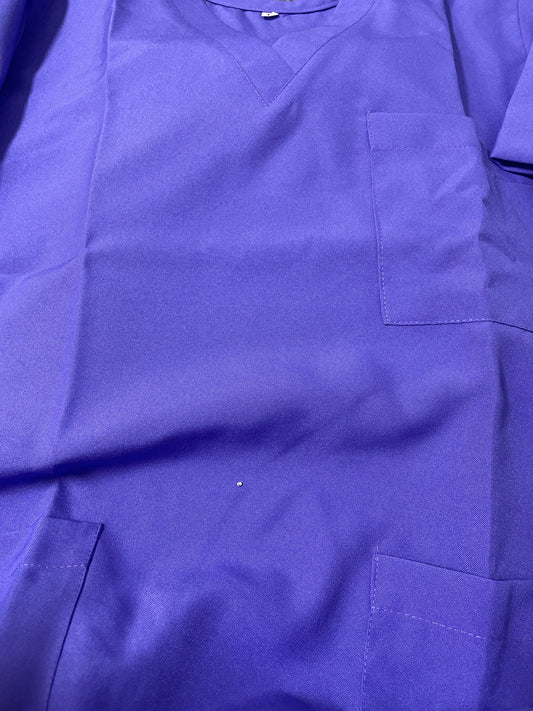 L purple crepe 1/2 sleeves