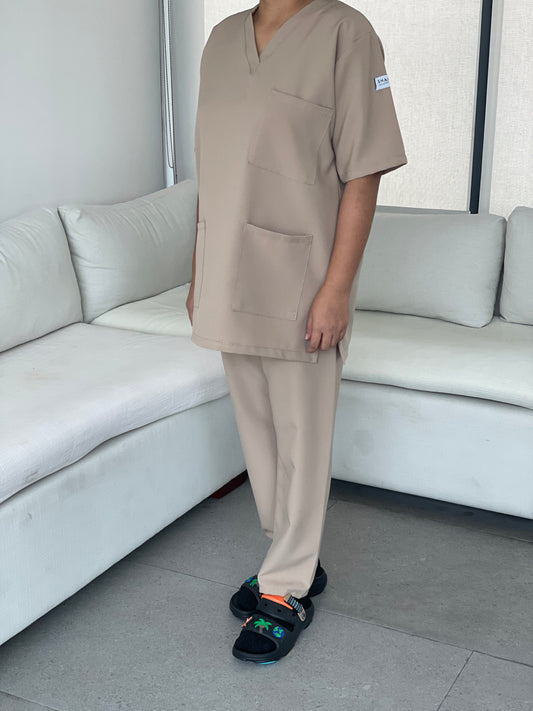 Khaki - crepe