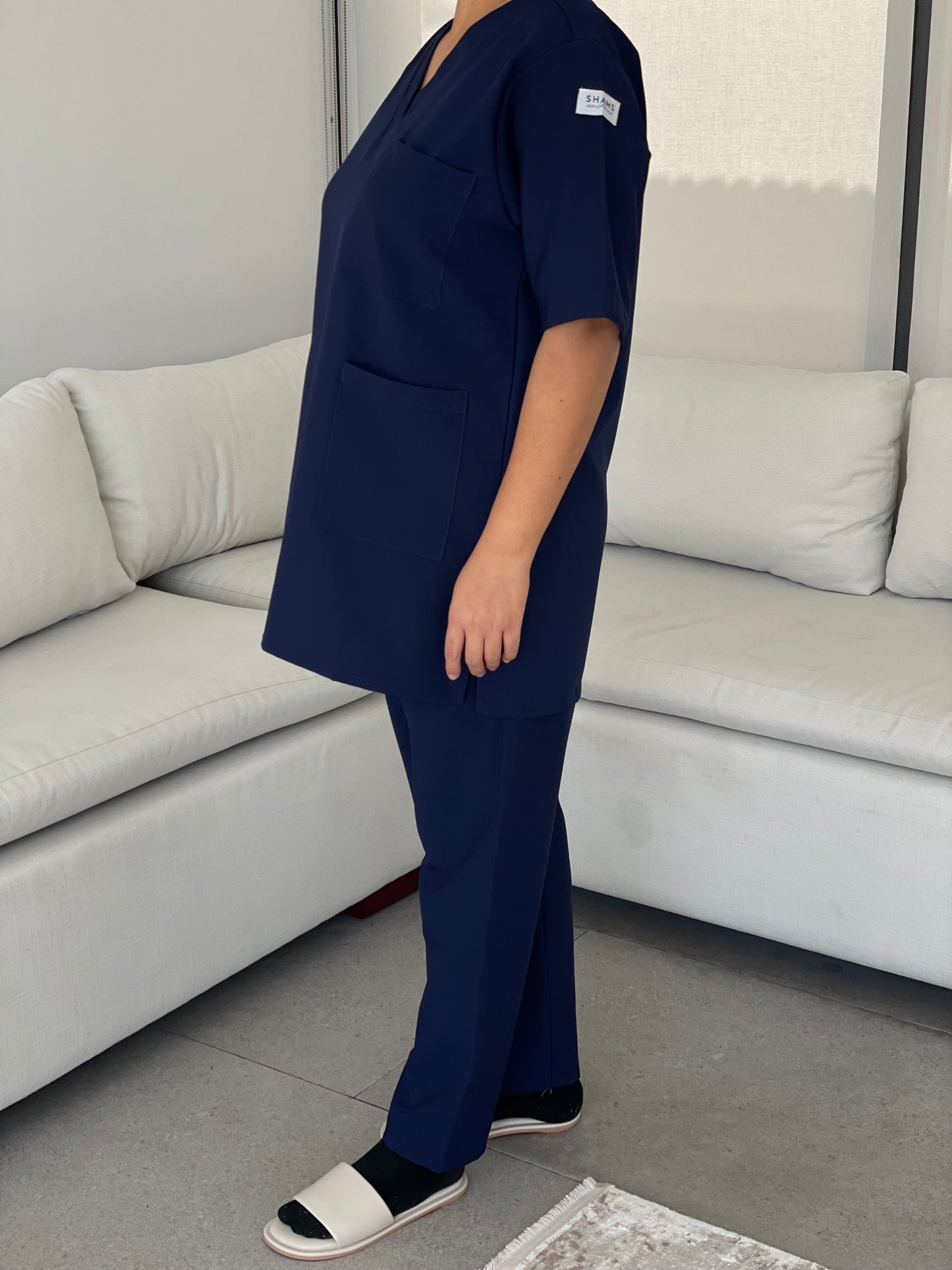 Navy - crepe