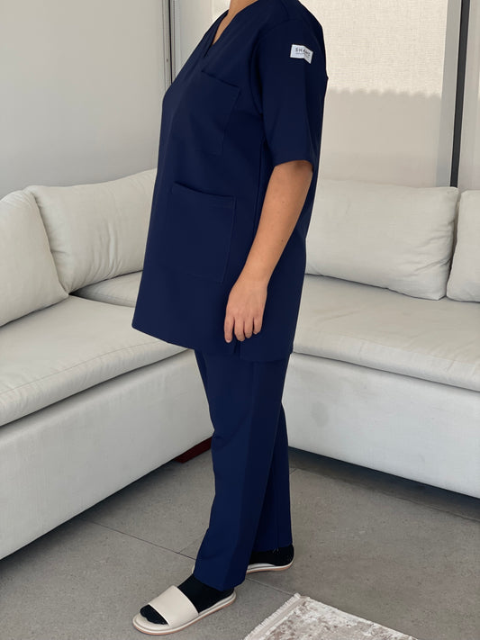 Navy - crepe