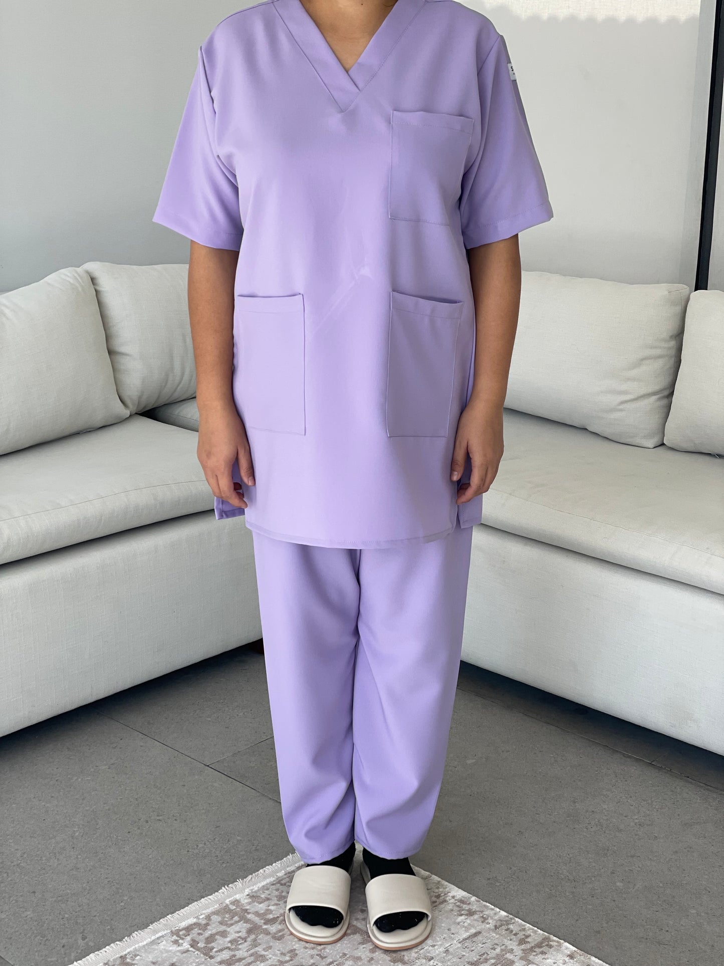 Light purple - crepe